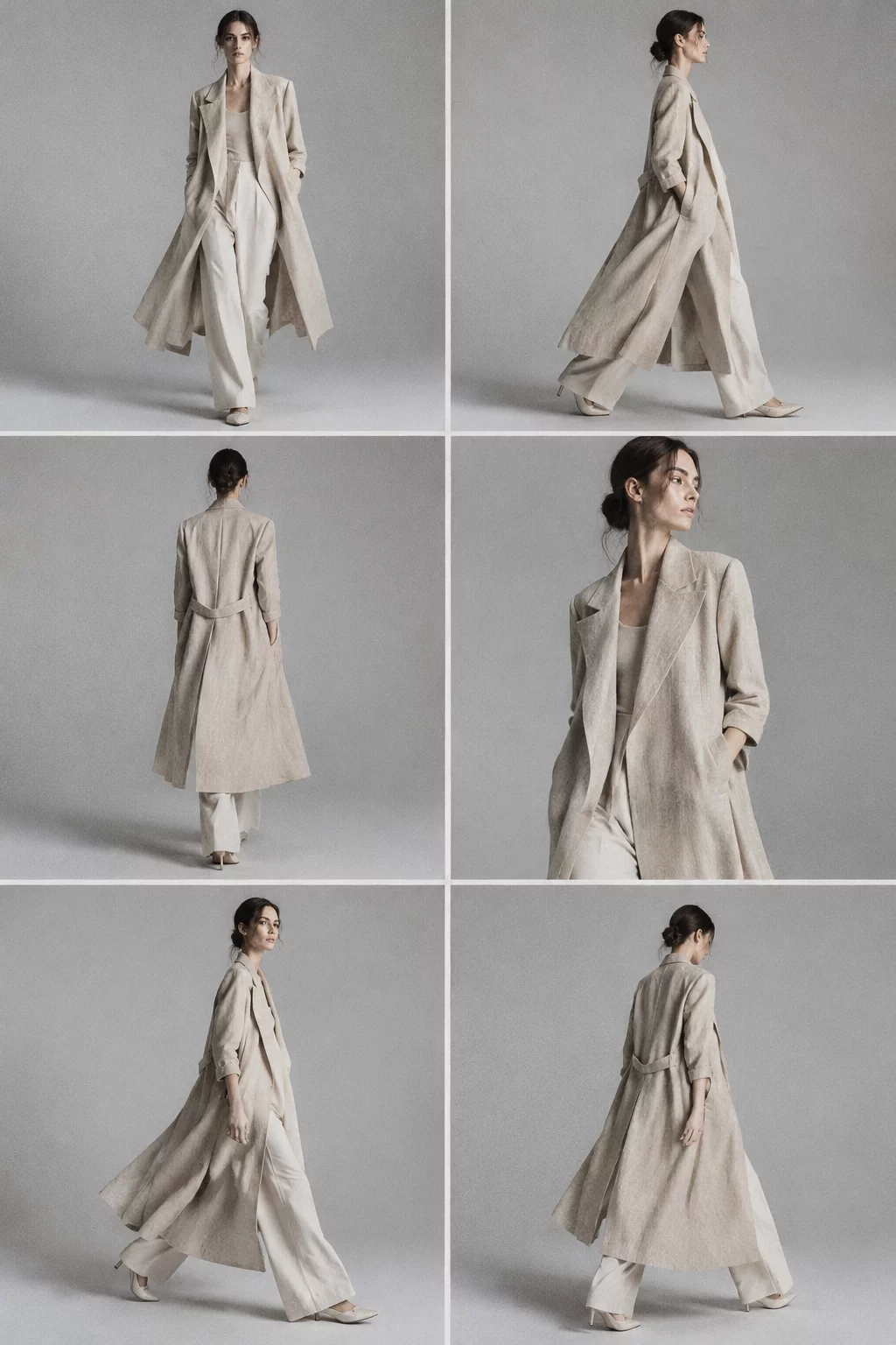 Fashion Lookbook Stride and Garment Tension Sorting