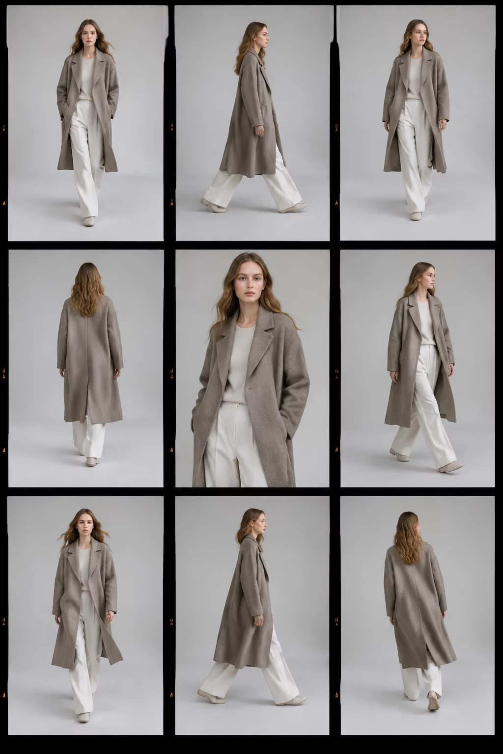 Fashion Lookbook Stride and Garment Tension Sorting
