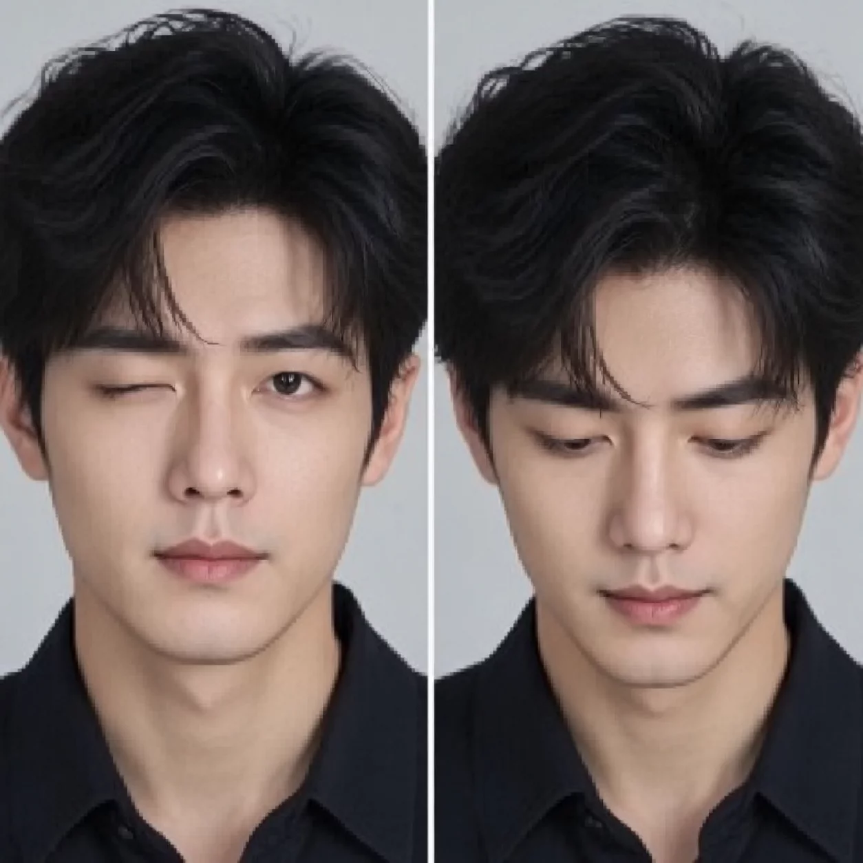 Micro-Blink Versus Intentional Downward Gaze