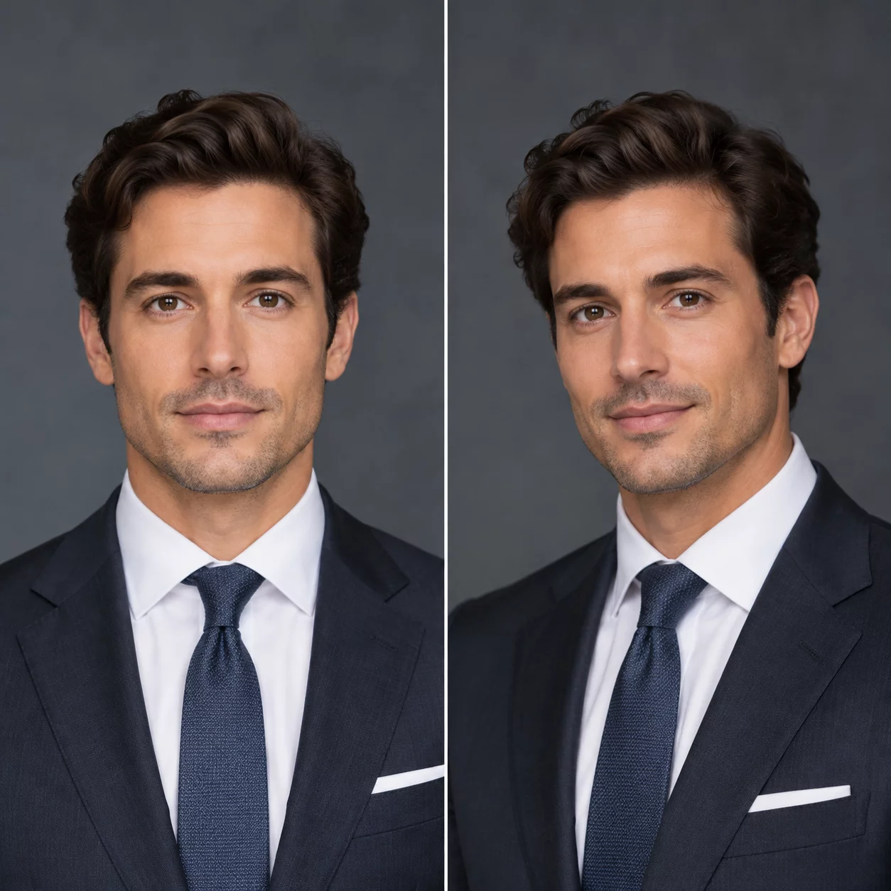 Subtle Head Tilt Nuance in Corporate Headshots